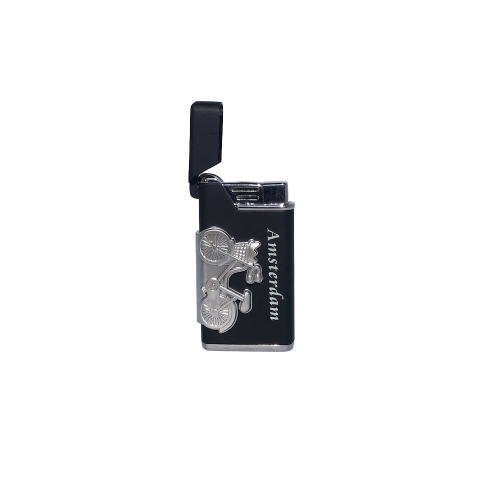 Alternative view of Lighters Torch Black Bicycle Silver