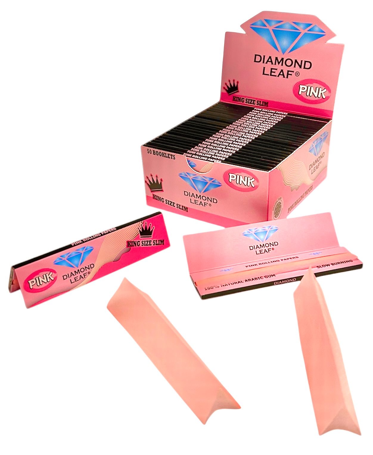Diamond Leaf Pink Slim