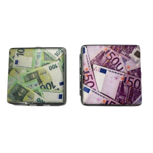 Alternative view of Metal Cigarette Case Euro (12)