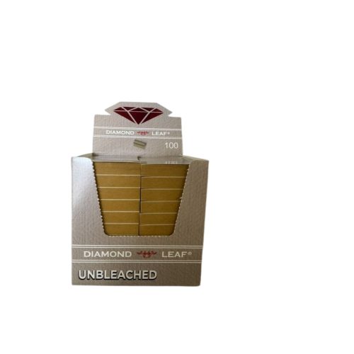 Diamond Leaf Tips Brown (100)